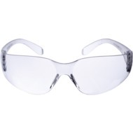 Safety Glasses, Clear Lens, Frameless, Clear Frame, High Temperature Resistant/Impact-resistant/UV-resistant