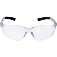 Safety Glasses, Clear Lens, Half-Frame, Clear Frame, High Temperature Resistant/Impact-resistant/UV-resistant