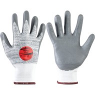 11-425 HyFlex Cut Resistant Gloves, Grey/White, EN388: 2016, 4, X, 4, 3, C, Nitrile Palm, Glass Fibre/Polyamide Liner, Size 8