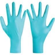 MicroFlex 93-260 Disposable Gloves, Green, Neoprene;Nitrile, 7.8mil Thickness, Powder Free, Size 8.5-9, Pack of 50
