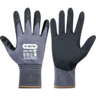 Aria 360, General Handling Gloves, Grey/Black/Yellow, Nitrile Foam Coating, Genium™ Liner, Size L