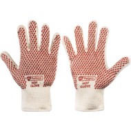 9010, Heat Resistant Gloves, Natural/Red, Cotton, Cotton Liner, Nitrile Coating, 250°C Max. Compatible Temperature, Size 9