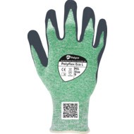 PEL Eco L, General Handling Gloves, Black/Green, Latex Coating, Size 9