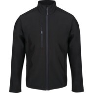 Soft Shell Jacket, Reusable, Men, Black, Polyester, L