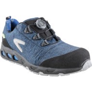 Safety Trainers, Unisex, Black/Blue, Wide Fitting, Textile Upper, Aluminium Toe Cap, S1, ESD, Size 9