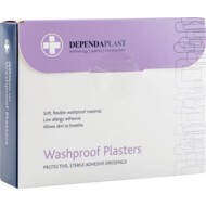 Dependaplast Washproof Plasters, Assorted, Pack of 100