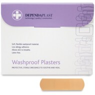 Dependaplast Washproof Plasters, 7cm x 2cm , Pack of 100