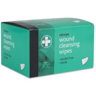RELIWIPE MOIST SALINE CLEANSING WIPES (STERILE) (BX-100)