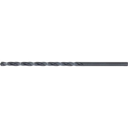 L100, Long Series Drill, 4mm, Long Series, Straight Shank, High Speed Steel, Steam Tempered
