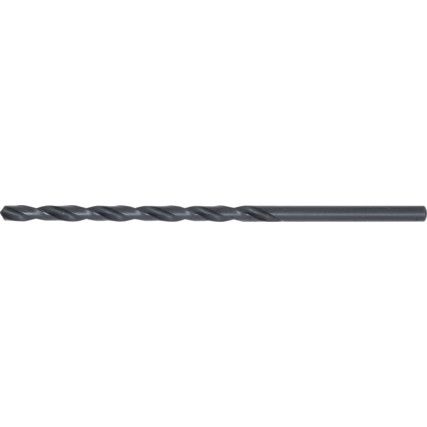 L100, Long Series Drill, 5mm, Long Series, Straight Shank, High Speed Steel, Steam Tempered