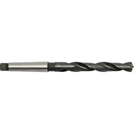 T100, Taper Shank Drill, MT2, 17mm, High Speed Steel, Standard Length