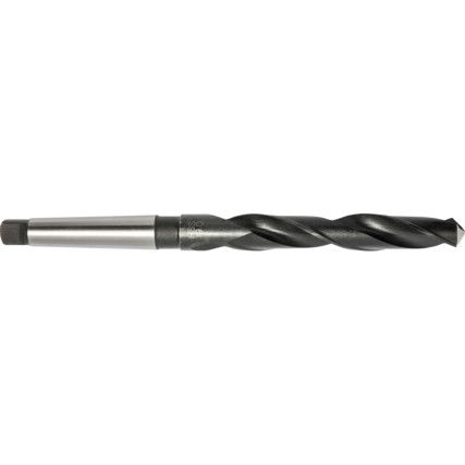 T100, Taper Shank Drill, MT2, 19mm, High Speed Steel, Standard Length