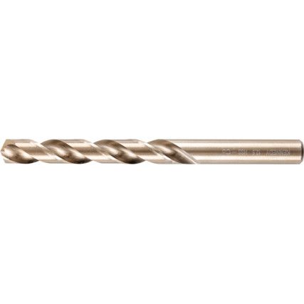 Jobber Drill, 12.5mm, Normal Helix, Cobalt High Speed Steel, Bronze Oxide