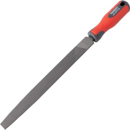 250mm (10") Flat Second Engineers File With Handle