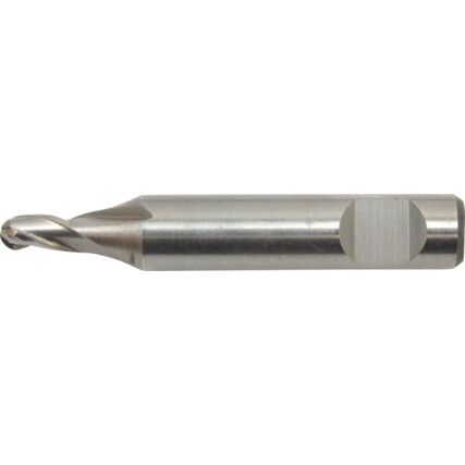 Hydra-3, Regular, Ball Nose Milling Cutter, 4mm, 3 fl, Cobalt High Speed Steel