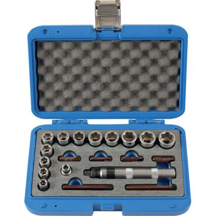 DAMAGED NUT AND SCREW REMOVER SET 3/8"D 20PC