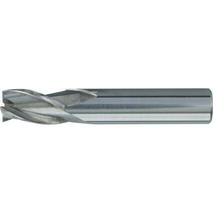 Series 48, Short Slot Drill, 1.5mm, 3fl, Plain Round Shank, Carbide, Uncoated