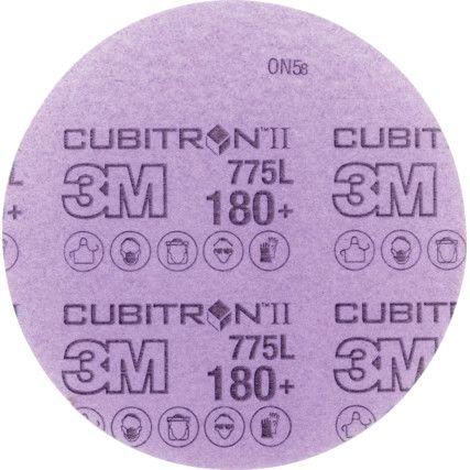 775L, Coated Disc Pack, 87040, 150mm, Cubitron™ II Ceramic, P180, Hookit™, 50 Pack