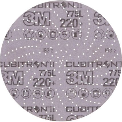 775L, Coated Disc Pack, 64271, 150mm, Cubitron™ II Ceramic, P220, Hookit™, 50 Pack