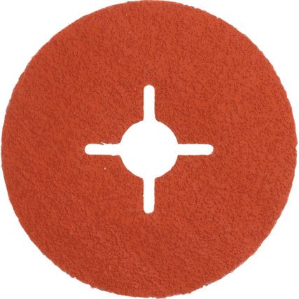 787C, Fibre Disc, 89734, 115 x 22mm, Star Shaped Hole, P60, Cubitron II Ceramic