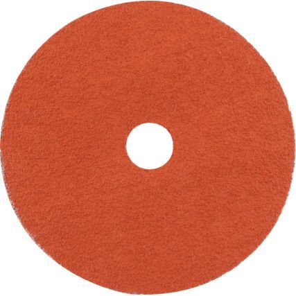 987C, Fibre Disc, 27774, 100 x 16mm, Round Hole, P80, Cubitron II Ceramic