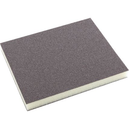Foam Backed Pad, 120 x 98mm, Fine, Silicon Carbide