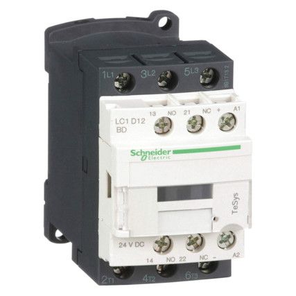 Electrical Contactor, TeSys D, 12A  24VDC