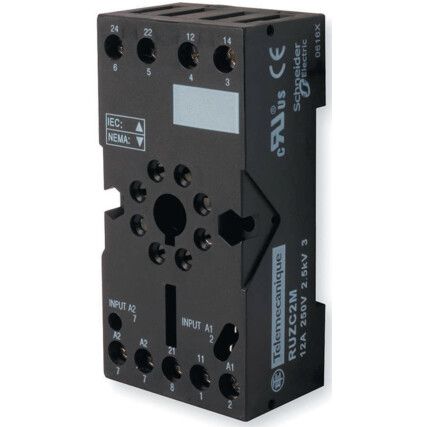 RUZC2M 8-pins Relay Socket for RUMC2..