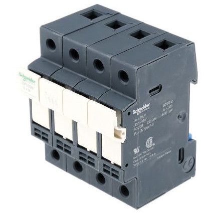 DF103N, FUSE HOLDER 3P+ N 32A FORFUSE 10