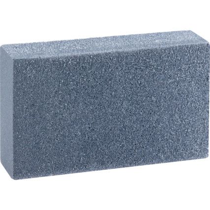 13803, Abrasive Block, Aluminium Oxide, Fine, Grey, 50 x 80 x 20mm
