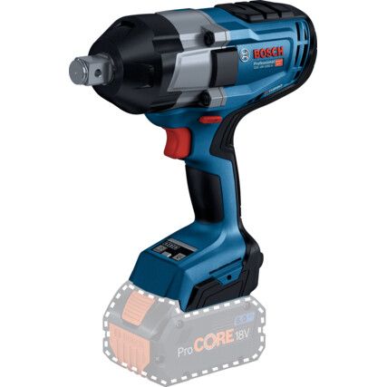 GDS 18V-1050H Cordless Impact Wrench, 3/4in. Drive, 18V, Brushless, 1050Nm Max. Torque, 5.0Ah Battery