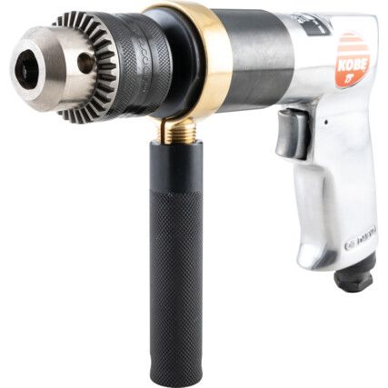 DP513, Air Drill, Air, 500rpm, Keyed, 1.5 to 13mm, 1/4in., 373W
