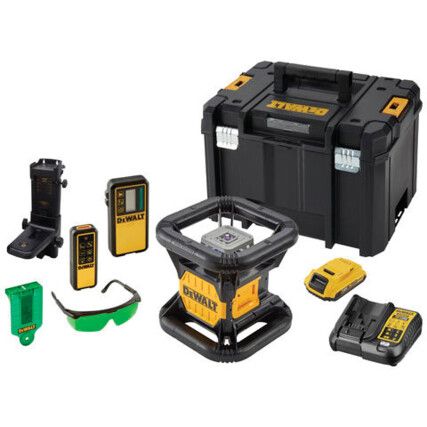 DCE079D1G-GB ROTARY LASER 600M, SLOPE, DETECT, REMOTE, GREEN BEAM