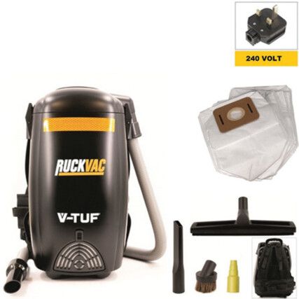 RUCKVAC-240 Back Pack Vacuum Cleaner 240 V, 1.4 W, Dust Class H