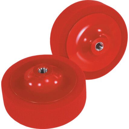 Foam Disc, 150 x 50mm, Red, Extra Soft, M14