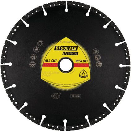 230X22MM DT900ACR SPECIAL DIAMOND CUTTING DISC