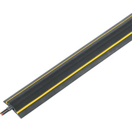 26400303 HAZ/1 BLACK/YELLOW8x14mm HOLE 3M CABLE PROTECTOR