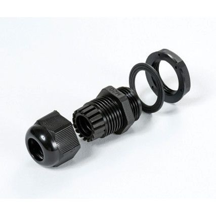 Cable Glands Black Nylon, With M20 Thread (Pk-10)