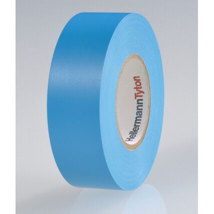 HelaTape Flex 15 Electrical Tape, Vinyl, Blue, 19mm x 20m, Pack of 10