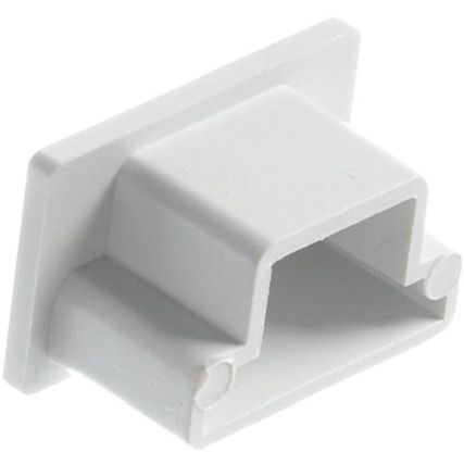 Trunking, End Cap, 25x16mm