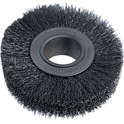Industrial Rotary Wire Brush - Crimped - 30 SWG  - 80 x 22 x 20mm