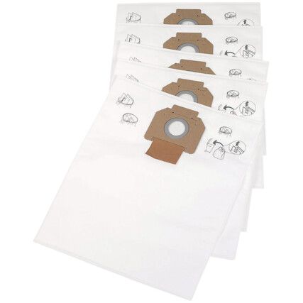 302004000 Filter Bags For Attix 30-01PC, Pack of 5