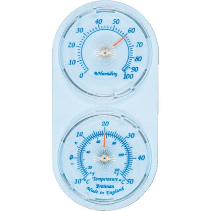 30/412/3 TWIN THERMOMETER /HUMIDITY DIALS