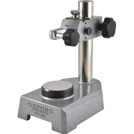 COMPARATOR STAND, ALLOY STEEL BASE ,RND FLAT ANVIL