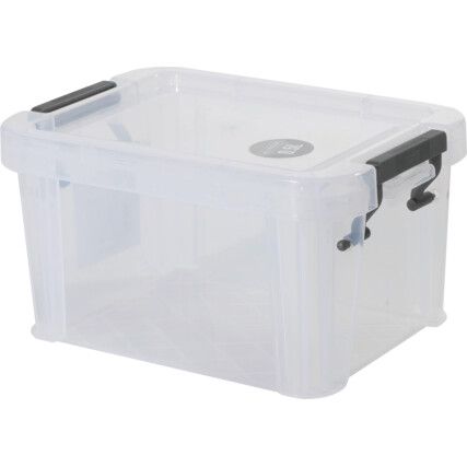 Storage Box with Lid, Clear, 130x90x70mm, 0.5L