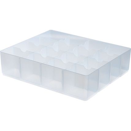 Storage box Natural / Clear, 90mm x 310mm x 370mm
