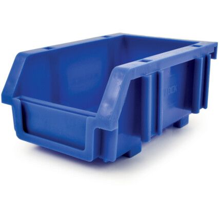 Storage Bins, Plastic, Blue, 88x130x55mm