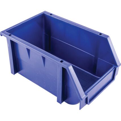 Storage Bins, Plastic, Blue, 157x237x132mm