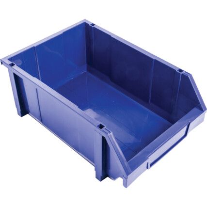 Storage Bins, Plastic, Blue, 280x425x184mm