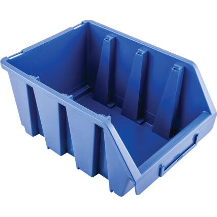 Storage Bins, Plastic, Blue, 170x240x126mm